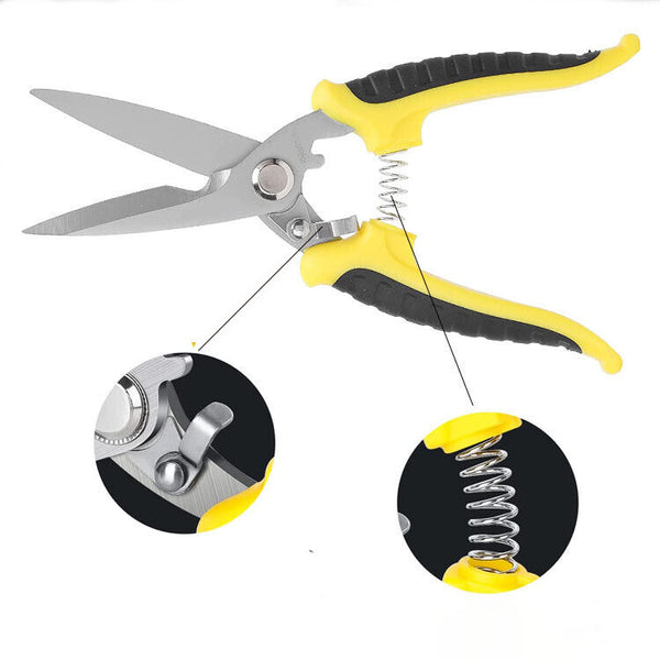 Electrician Scissors Wire Stripper Cutter Crimper Snip Pliers Shear Nippers Tool