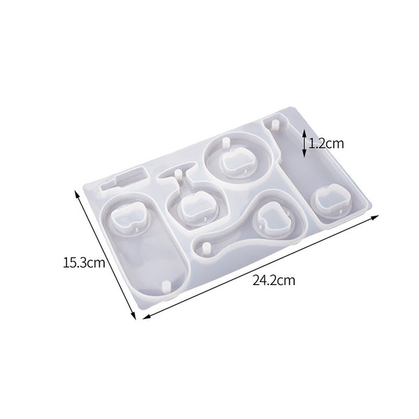 Silicone Beer Bottle Opener Mould DIY Set Epoxy Resin Casting Craft Making Mold