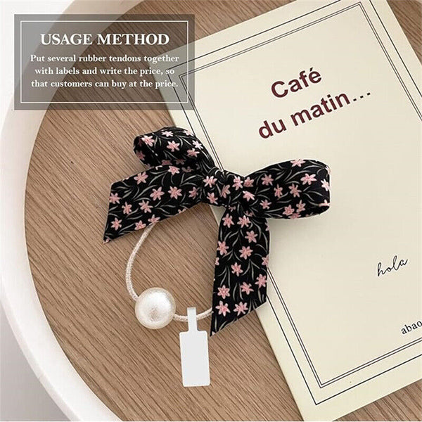 600PCS White Jewellry Ring Jewelry Tag Sticker Self Adhesive Pendant Price Label