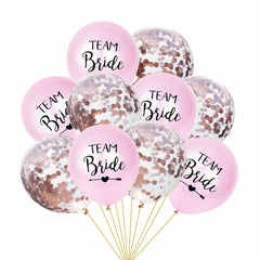 20x Team Bride To Be Latex Balloon Hens Night Bridal Shower Wedding Bachelorette