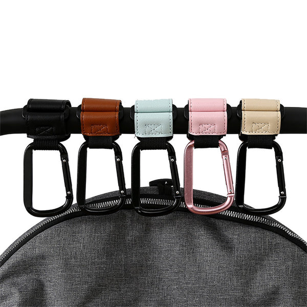 4PCS Stroller Hooks Metal Pram Bag Hangers Baby Pushchair Accessories