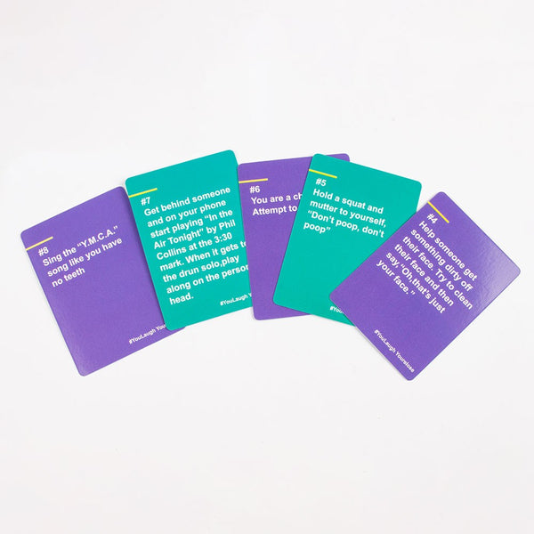 You Laugh You're Out Board Game Christmas Party Family Gathering Card Games