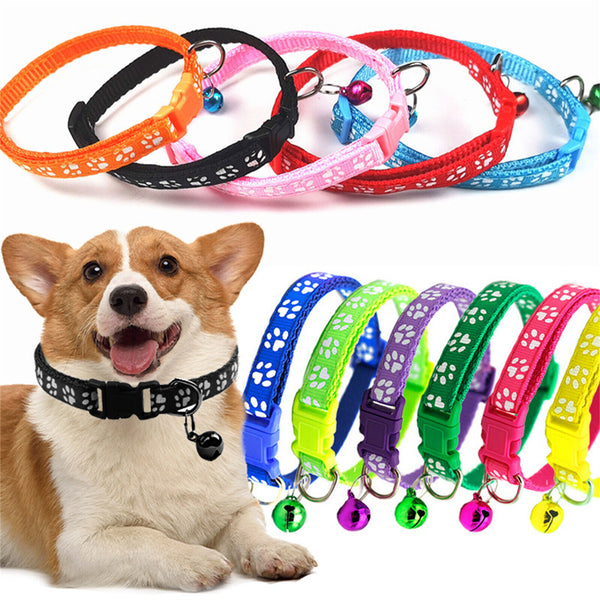 12 PCs Whelping ID Dog Cat Collar Bell Colours Pet Puppy Kitten Adjustable AU