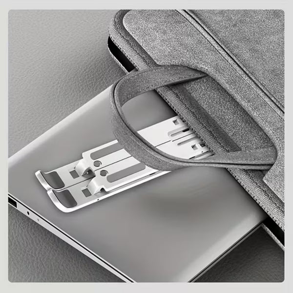 Foldable Laptop Stand and Tablet Holder – Adjustable Portable Desktop Riser for Notebook, iPad and Tablet