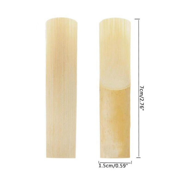 10pcs Saxophone Reeds Alto Sax Reed Sax Bamboo Reeds Strength 2.0 2.5 AU Stock