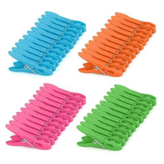 48PCS Colorful Plastic Clothespins Laundry Pegs Hanging Clips
