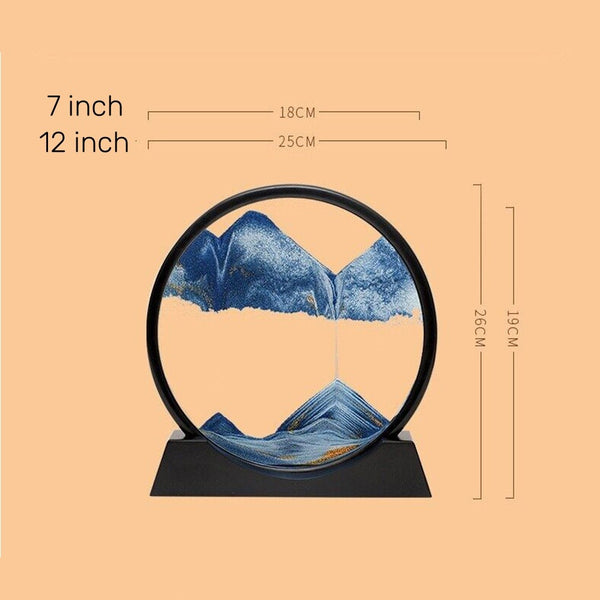 Moving Sand Art Sandscapes 3D Deep Sea Display Dynamic Flowing Picture Motion