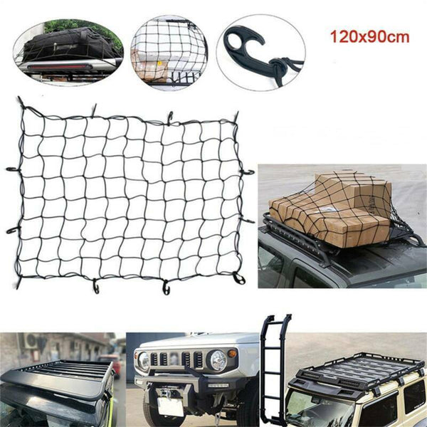 1PC Car Roof Top Rack Basket Luggage Bungee Net Cargo Mesh Carrier Cover Storage