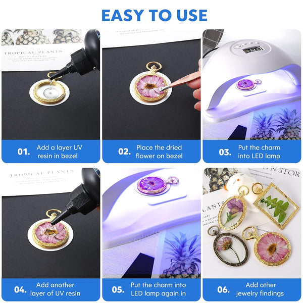 Hard UV Resin Glue Crystal Clear DIY Jewelry Casting Resin