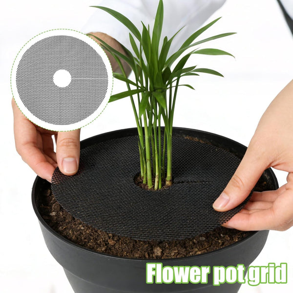 6PCS Plant Pot Soil Covers Garden Pot Mesh Guards Indoor Outdoor Plant Protector