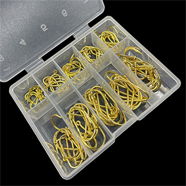 100x Chemically Sharpened Octopus Fishing Hook, Fishing Tackle 3- 12# Small Size