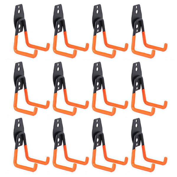 Heavy Duty Garage Wall Hooks Bike Storage Mount Hangers Tool Organizer Workshop