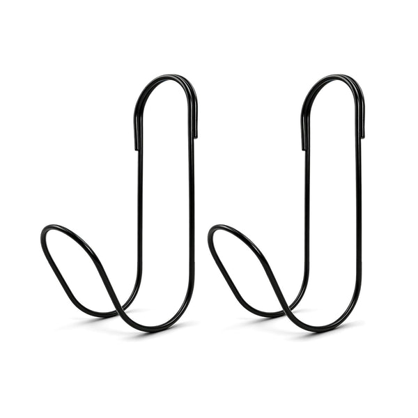 2PCS Metal Garden Hose Hangers Wall Mount Water Hose Storage Hooks Yard Organiser