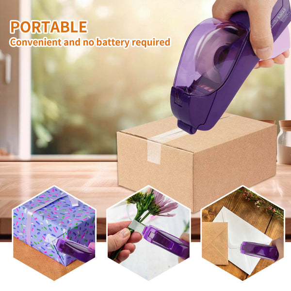 NEW Automatic Tape Dispenser Gun Arts Crafts Christmas Present Gift Wrapping