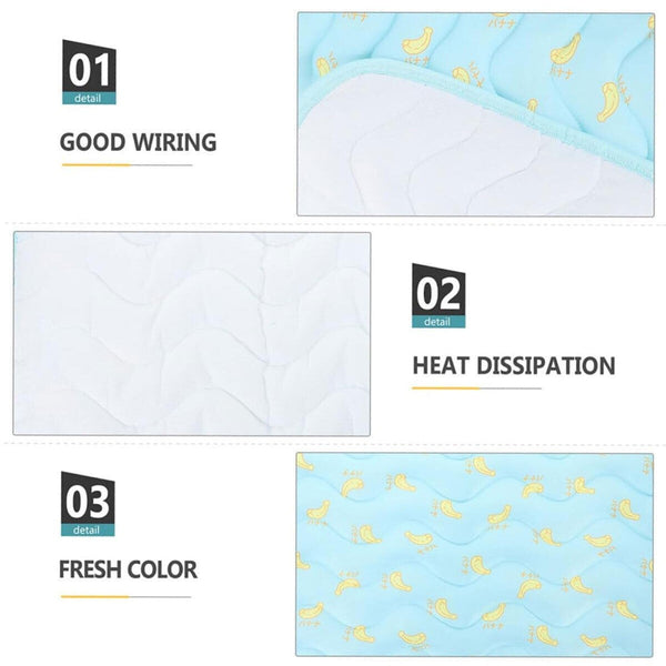 Pet cooling mat layers and breathable fabric