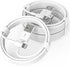 iPhone charger cable 3 pack, 1m white USB charging cords