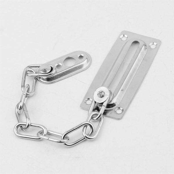 Security Sliding Guard Latch Stainless Office Home Door Chain Fastener Lock