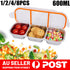 Stainless Steel Snack Container with Lid Lunchbox Food Storage Container 600ml