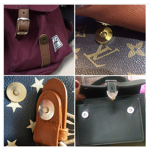 Bags Purse Clasps Magnetic Buttons Snaps Fasteners Handbag Craft Buttons