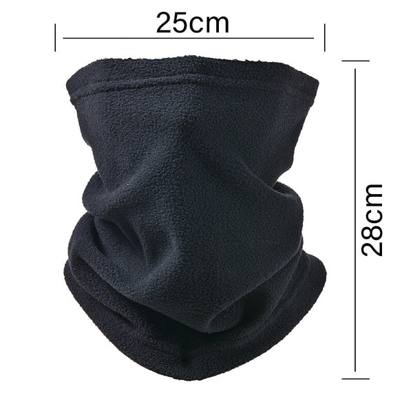 Winter Fleece Neck Warmer Snood Scarf Beanie Hat Ski Balaclava Unisex