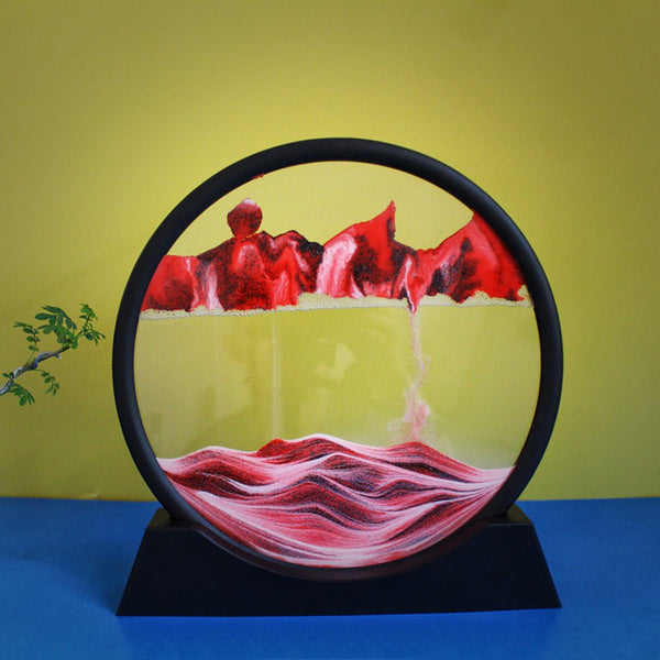 Moving Sand Art Sandscapes 3D Deep Sea Display Dynamic Flowing Picture Motion