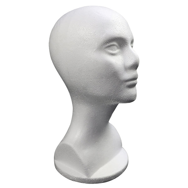 10PCS Female Foam Mannequin Head Wig Hat Display Stand Styrofoam Model
