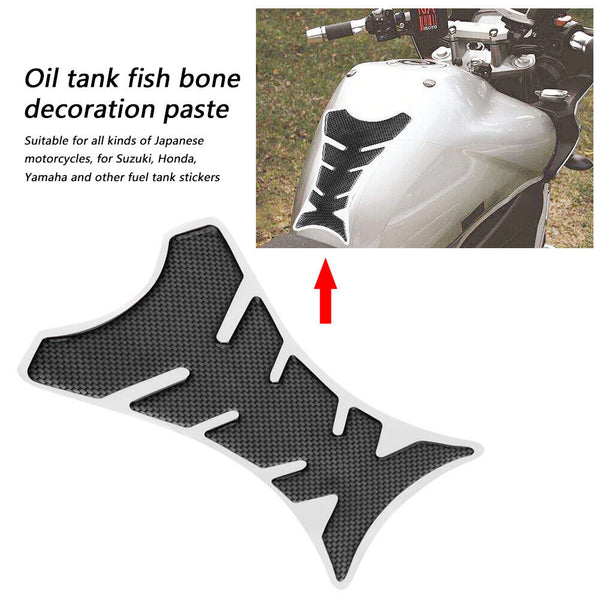 Universal Motorcycle Gas Tank Sticker Fuel Tank Pad Protector Guard 3D Decals AU