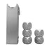 5pcs Aluminum Dice Set Send Box Metal Gifts Portable Six Sided Dice Game Dice AU