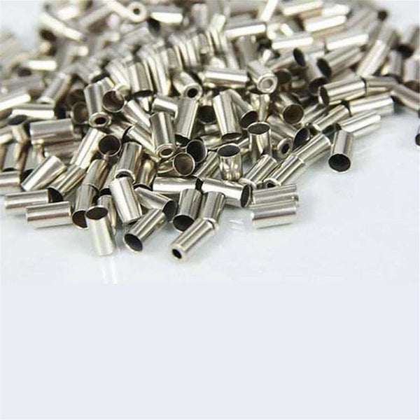 100pcs 5mm Housing End Caps Bike Ferrules Ferrule Brake Cable Metal Bicycle AU