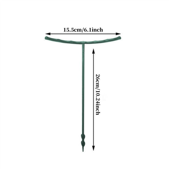 Half Round Garden Plant Vegetable Flower Support Stakes Sturdy Support Ring Cage