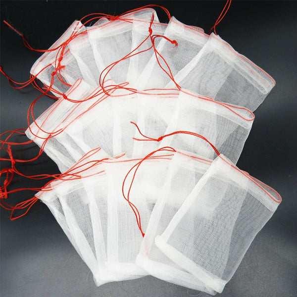 10/50PC Fruit Net Bags Agriculture Garden Vegetable Protection Mesh Insect Proof