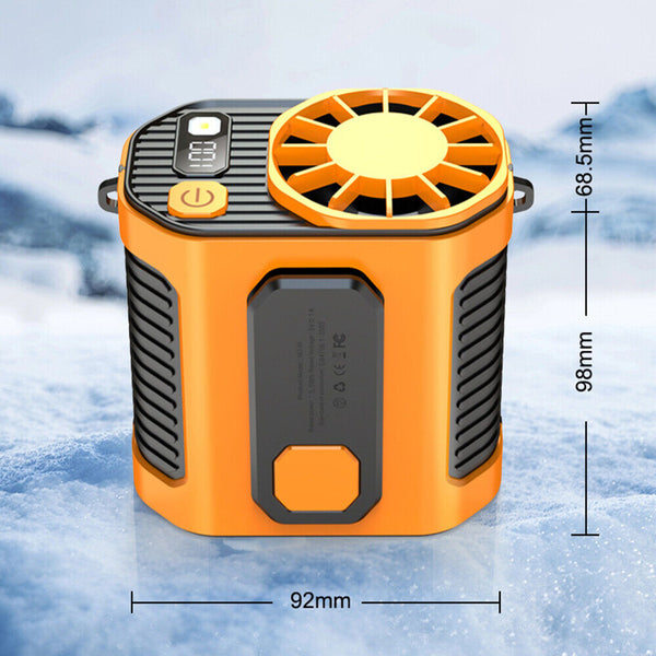 Portable Belt Fan Cooling Outdoor Personal Waist Clip Fans USB Electric Cooler