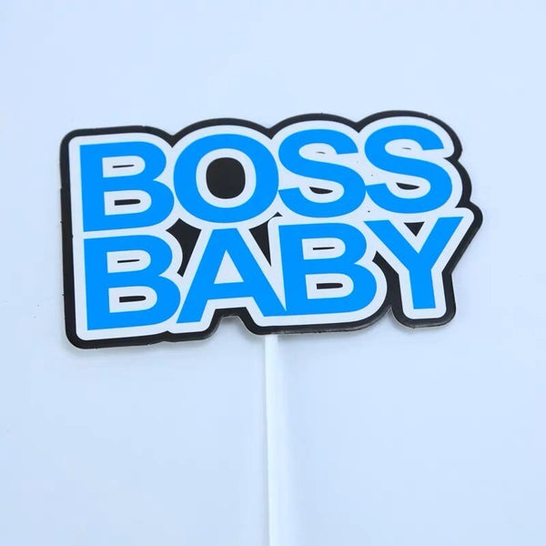 7PCS Boss Baby Cake Topper Party Supplies Kids Birthday Decoration