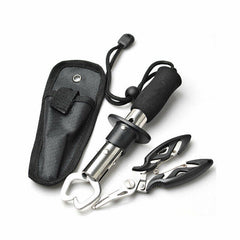 Scissors Set Steel Fish Plier Fishing Remover Tool Lip Grabber Grip Trigger AU