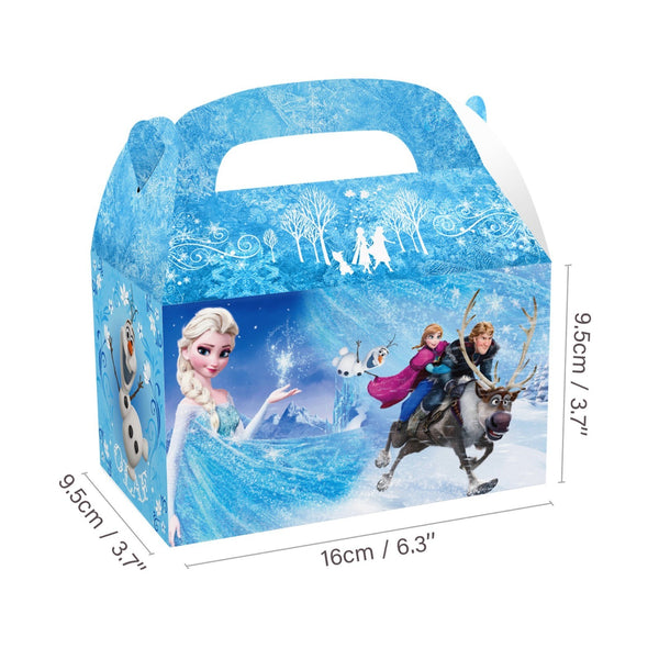 12PCS Frozen Paper Candy Gift Box Party Supplies Birthday Decoration