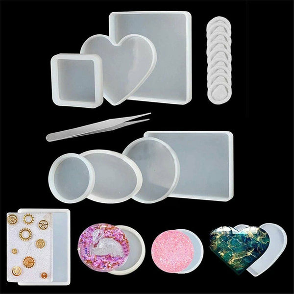 Resin Casting DIY Molds Silicone Mold Pendant perfume bottle Mould Craft
