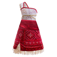Moana Costume Girls Kids – Island Princess Book Week Dress with Necklace