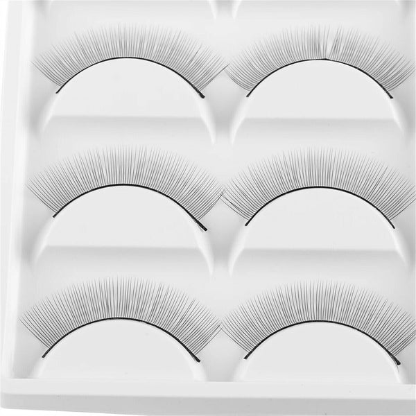 10 pairs Practice Eyelash Extension Adhesive Training False Lashes Strip Pro