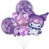 10pcs Kuromi Theme Balloon Set Party Supplies Kids Birthday Decoration