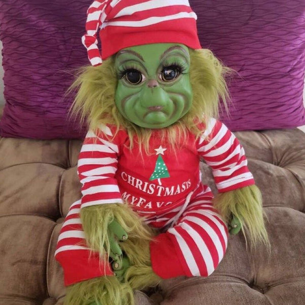 2026 Christmas Grinch Doll Baby Stuffed Plush Toy Xmas Kids Gift Home Decor AU