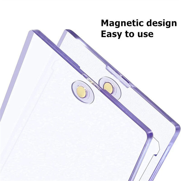 20Sets Magnetic Card Holder 35pt Baseball Card Holders Hard Card Stand Trading