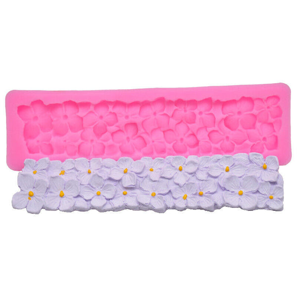 Flower Silicone Fondant Mould Cake Decorating Sugarcraft Chocolate Baking Mold A