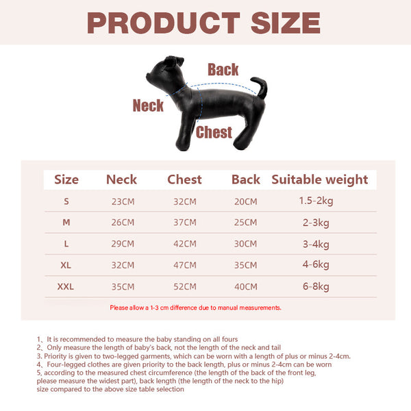 Pet Dog Winter Jacket Warm Windproof Coat for Small Medium Large Dogs