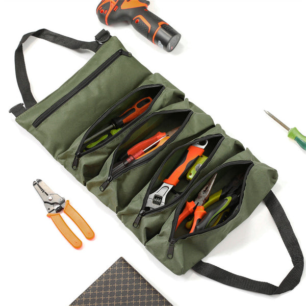 Tool Roll Organizer Tool Roll Up Canvas Bag Tool Large Wrench Super Big Pouch AU