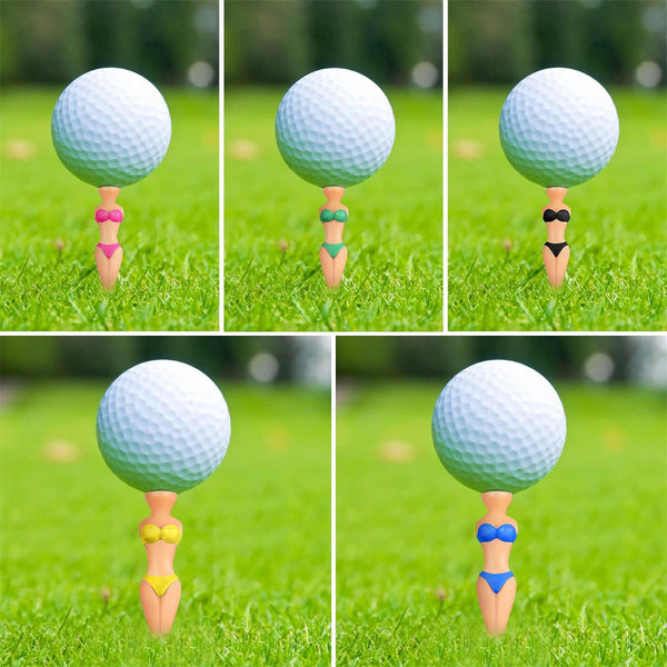 10/20/50PCS 76mm Funny Golf Tees Lady Girl Golf Tees Bachelor Party Golfing Gift