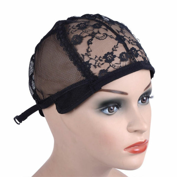 Wig Cap Hair Net For Making Wigs Adjustable Straps * Hair Mesh Lace Weaving Caps