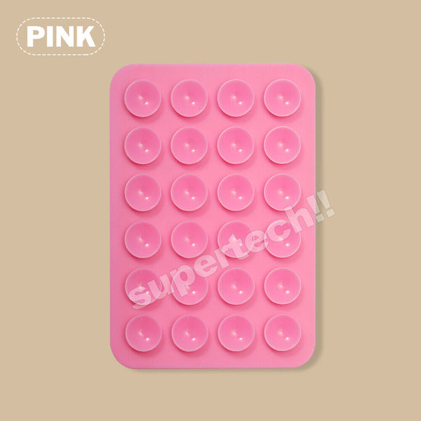 Silicone Back Sticker Pad Fixture Suction Cup Phone Holder For Mobile Phone