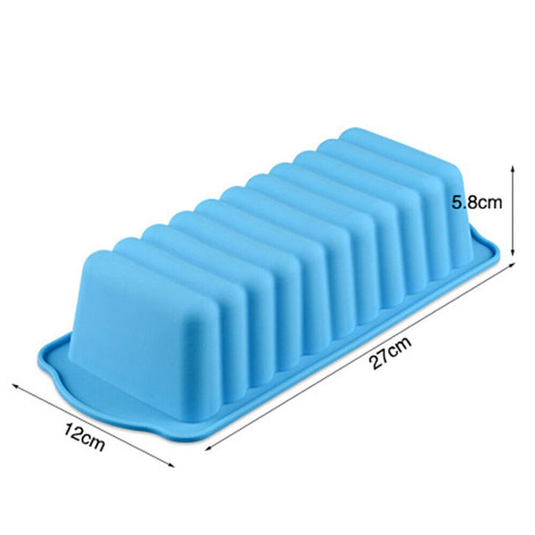 Kitchen AA Bakeware Bread Rectangular Silicone Cake Mould Baking Mold Toast Pan