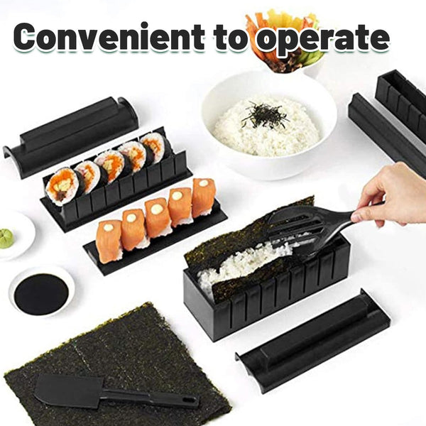 DIY Sushi Maker Kit Rice Roller Mold Set for Beginners Homemade Sushi Tool