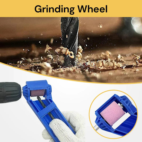 Wheel Titanium Drill Bit Sharpener Corundum Drill Grinder Powered Tool Portable